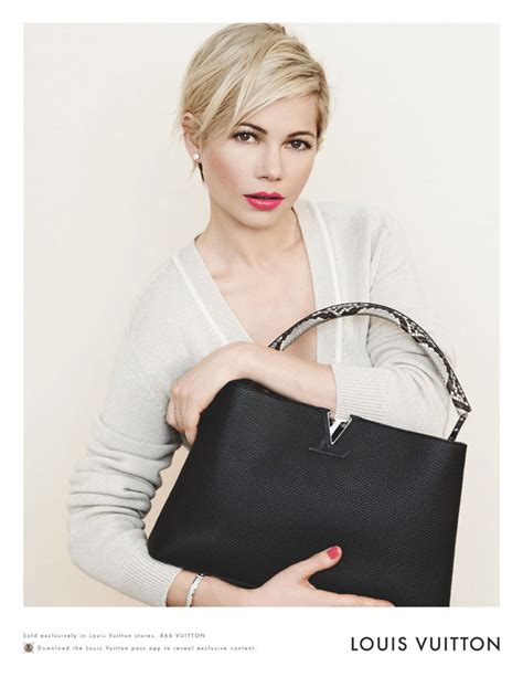 michelle williams louis vuitton haircut|michelle williams jewelry campaign.